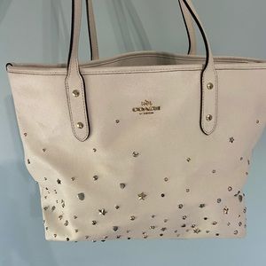 Coach star studded purse